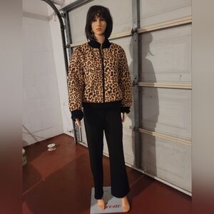 Leopard Print Women's Jacket